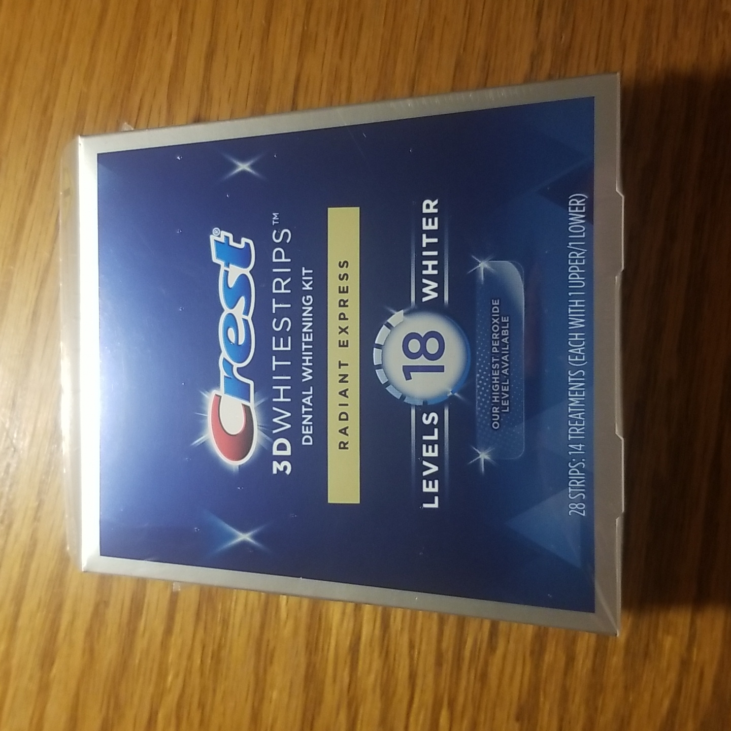 Crest 3dwhitestrips Level 18